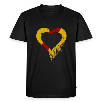 Mon bain - T-shirt Premium bio Homme - noir - Devant - Nico (187cm)