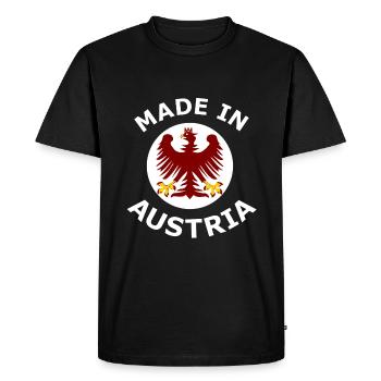 The Austrians - Men's Premium Organic T-Shirt - black - Front - Nico (187cm)