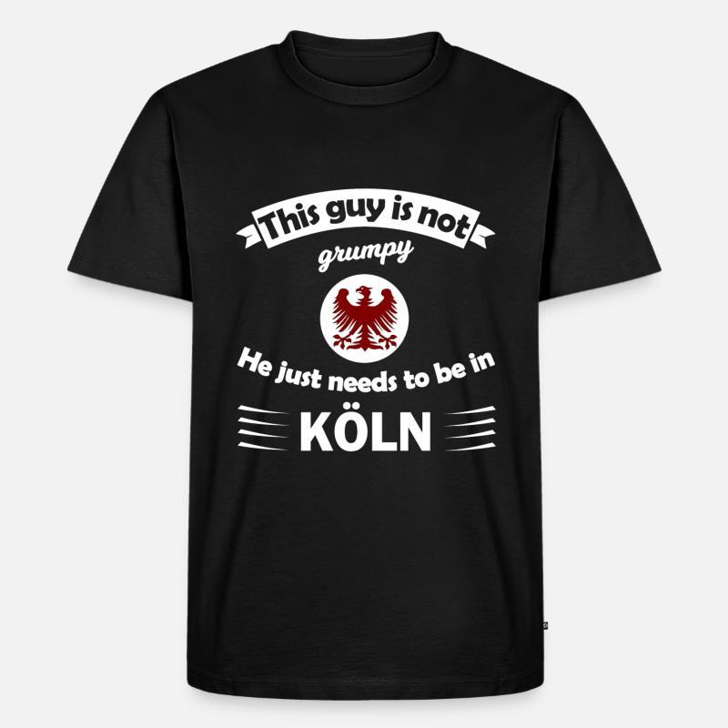 Die Kölner - Männer Premium Bio T-Shirt - Schwarz