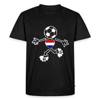 Les fans néerlandais - T-shirt Premium bio Homme - noir - Devant - Nico (187cm)