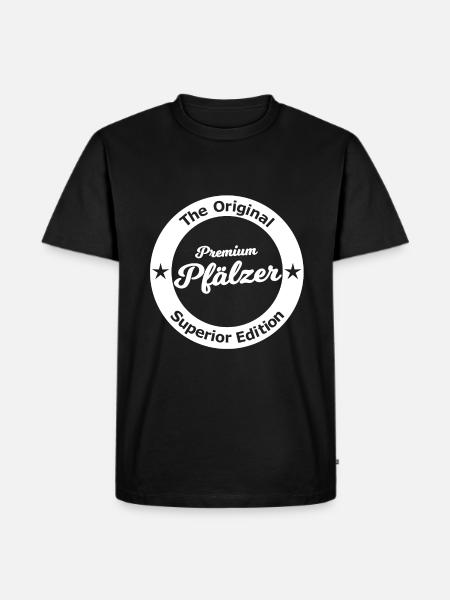 Der Beste aus der Pfalz - Männer Premium Bio T-Shirt - Schwarz
