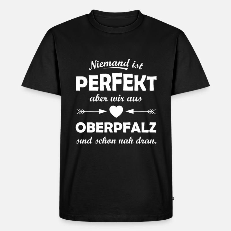 Die Oberpfälzer - Männer Premium Bio T-Shirt - Schwarz