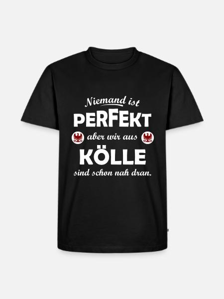 Daheim in Köln - Männer Premium Bio T-Shirt - Schwarz