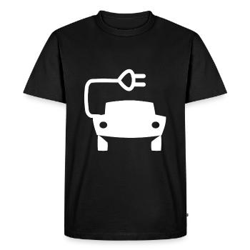 La transition des transports - T-shirt Premium bio Homme - noir - Devant - Nico (187cm)
