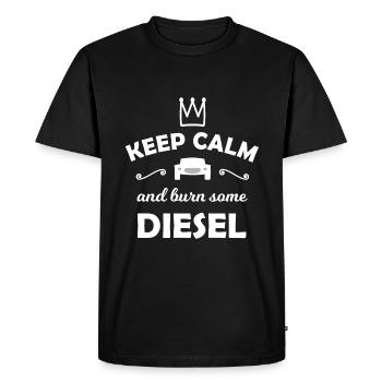 Voitures thermiques - T-shirt Premium bio Homme - noir - Devant - Nico (187cm)