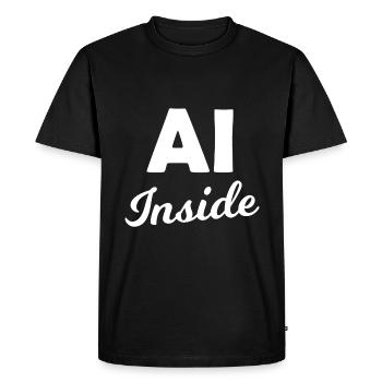 The Programmers - Men's Premium Organic T-Shirt - black - Front - Nico (187cm)