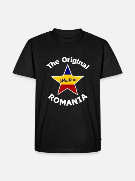 Tourist in Romania - Men's Premium Organic T-Shirt - black
