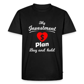 The Stock Exchange Idea - Men's Premium Organic T-Shirt - black - Front - Nico (187cm)