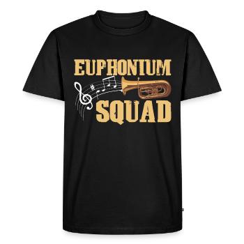 Euphonium Euphonium Player Brass Euphonist - Men's Premium Organic T-Shirt - black - Front - Nico (187cm)