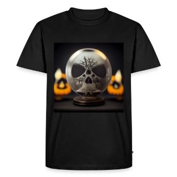 Boule à neige crépitante - T-shirt Premium bio Homme - noir - Devant - Nico (187cm)