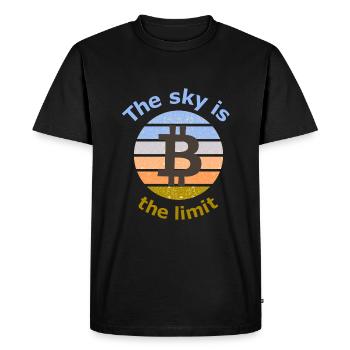 The Bitcoin Age - Men's Premium Organic T-Shirt - black - Front - Nico (187cm)