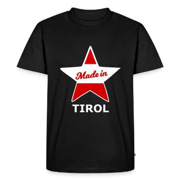 The Tyrolean homeland - Men's Premium Organic T-Shirt - black - Front - Nico (187cm)