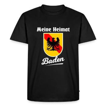 La patrie de Baden - T-shirt Premium bio Homme - noir - Devant - Nico (187cm)