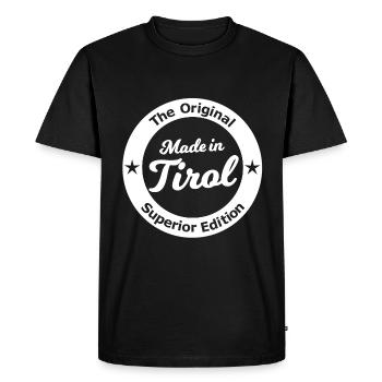 Le magnifique Tyrol en Autriche - T-shirt Premium bio Homme - noir - Devant - Nico (187cm)