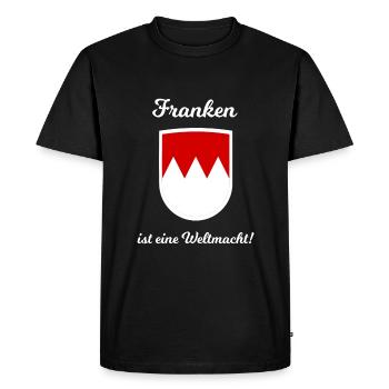 L’équipe de Franconie - T-shirt Premium bio Homme - noir - Devant - Nico (187cm)