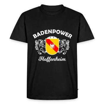 La belle Kraichgau - T-shirt Premium bio Homme - noir - Devant - Nico (187cm)