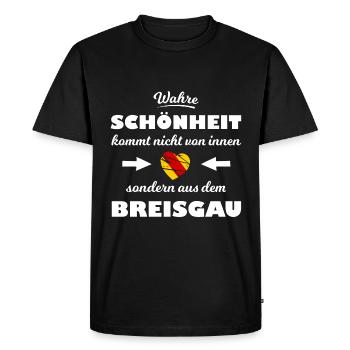 The beauty of Breisgau - Men's Premium Organic T-Shirt - black - Front - Nico (187cm)