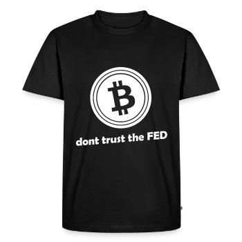 Money and Banks - Men's Premium Organic T-Shirt - black - Front - Nico (187cm)