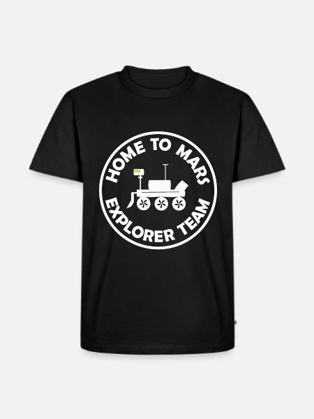 The Explorer Team - Men's Premium Organic T-Shirt - black