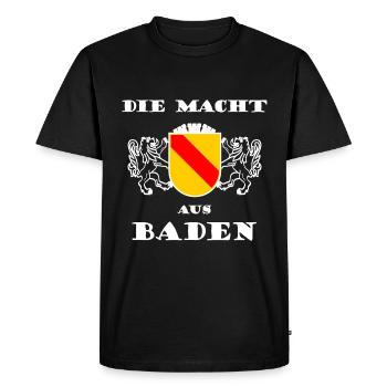 La puissance du sud de l’Allemagne - T-shirt Premium bio Homme - noir - Devant - Nico (187cm)