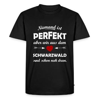 Les garçons de la Forêt-Noire - T-shirt Premium bio Homme - noir - Devant - Nico (187cm)