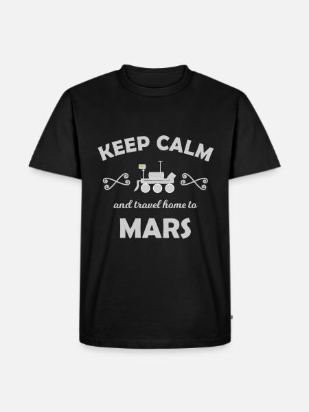 Das Mars Mission Team - Männer Premium Bio T-Shirt - Schwarz