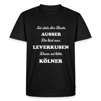 Supporters de Cologne-sur-le-Rhin - T-shirt Premium bio Homme - noir - Devant - Nico (187cm)