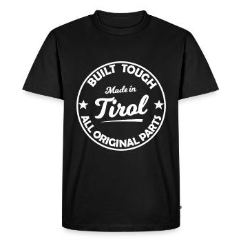 The Tyroleans from Austria - Men's Premium Organic T-Shirt - black - Front - Nico (187cm)