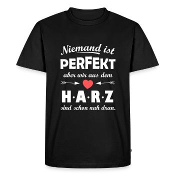 The home in the Harz Mountains - Men's Premium Organic T-Shirt - black - Front - Nico (187cm)