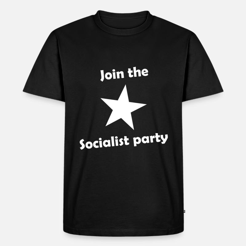 Die Soziale Partei - Männer Premium Bio T-Shirt - Schwarz