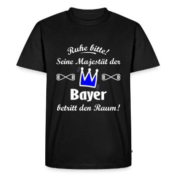 Les régents de Bavière - T-shirt Premium bio Homme - noir - Devant - Nico (187cm)