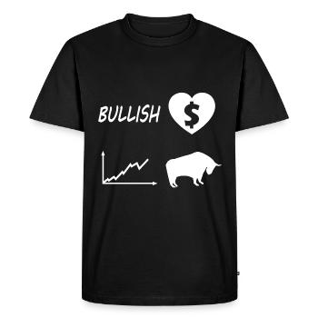 Investisseur et capitaliste - T-shirt Premium bio Homme - noir - Devant - Nico (187cm)