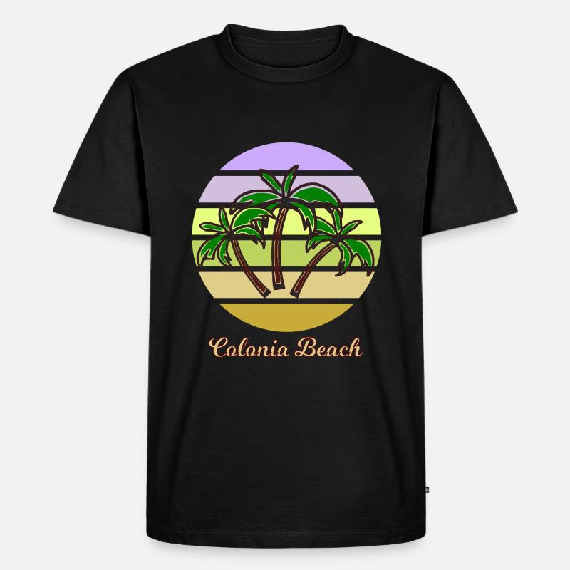 Der Strand von Köln - Männer Premium Bio T-Shirt - Schwarz