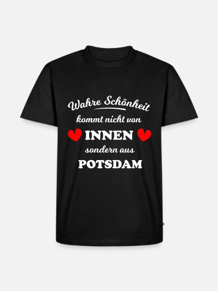 Das schöne Potsdam - Männer Premium Bio T-Shirt - Schwarz