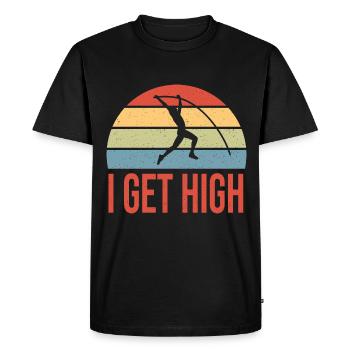 Cadeau de perchiste - T-shirt Premium bio Homme - noir - Devant - Nico (187cm)