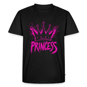 Princesse Crown Splash - T-shirt Premium bio Homme - noir - Devant - Nico (187cm)