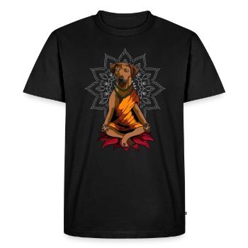 Rhodesian Ridgeback - T-shirt Premium bio Homme - noir - Devant - Nico (187cm)