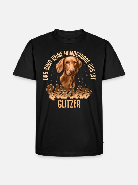 Vizsla Hund Hunderasse Geschenk - Männer Premium Bio T-Shirt - Schwarz