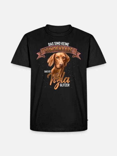 Vizsla Hund Hunderasse Geschenk - Männer Premium Bio T-Shirt - Schwarz
