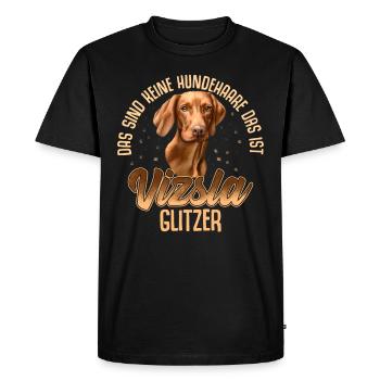 Chien Vizsla - T-shirt Premium bio Homme - noir - Devant - Nico (187cm)