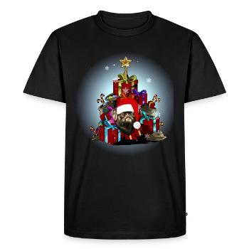 Griffon nain brabançon - T-shirt Premium bio Homme - noir - Devant - Nico (187cm)