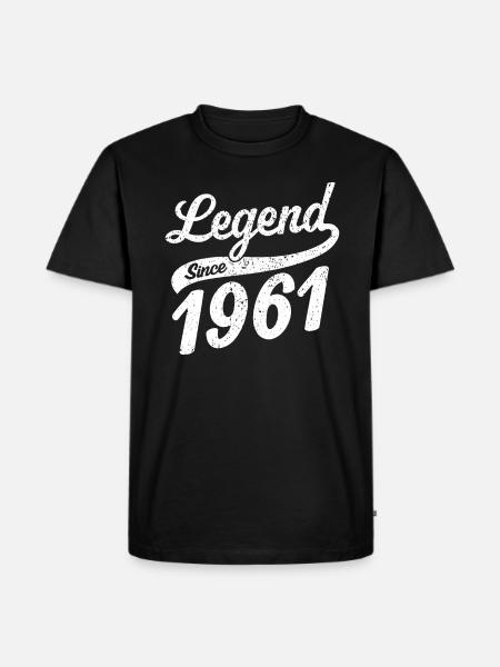 Legend Since 1961 - Men's Premium Organic T-Shirt - black