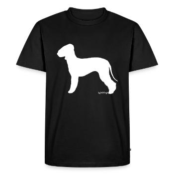 Bedlington - Men's Premium Organic T-Shirt - black - Front - Nico (187cm)