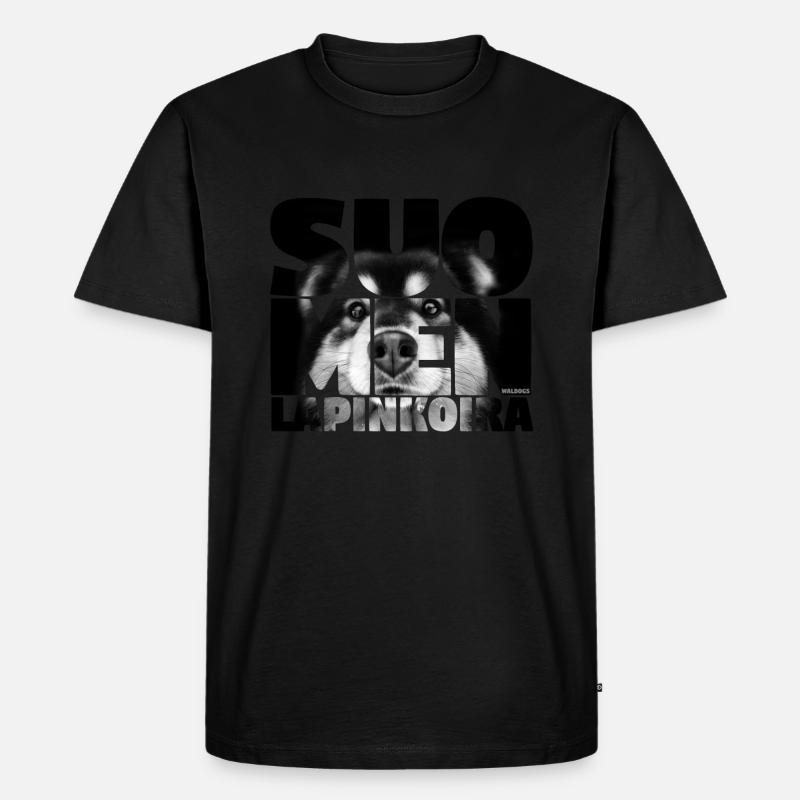 NASSU Lappari 013 - Männer Premium Bio T-Shirt - Schwarz