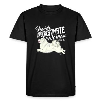 mittelunderestimate2 - T-shirt Premium bio Homme - noir - Devant - Nico (187cm)