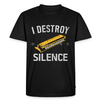 Cadeau clavier Keytar - T-shirt Premium bio Homme - noir - Devant - Nico (187cm)