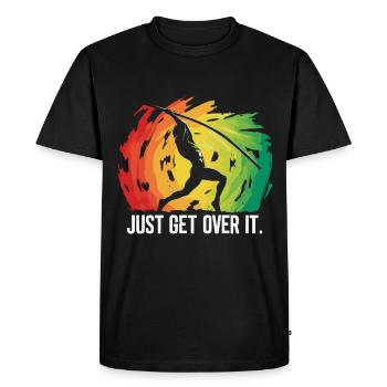 Cadeau de perchiste - T-shirt Premium bio Homme - noir - Devant - Nico (187cm)