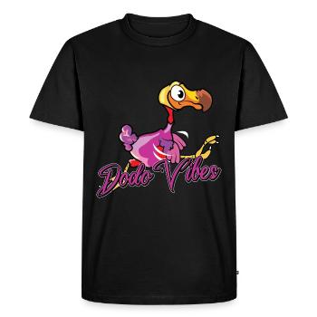 Dodo Mauritius Bird Dronte - Men's Premium Organic T-Shirt - black - Front - Nico (187cm)