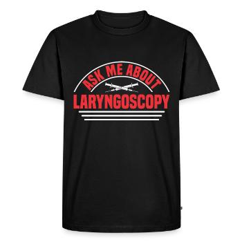 Anesthesie Technicien en anesthésie Anesthésiste Anesthésiste - T-shirt Premium bio Homme - noir - Devant - Nico (187cm)