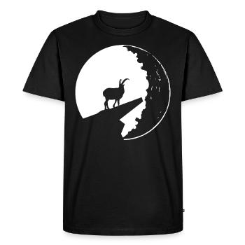 Chèvre - (6) - T-shirt Premium bio Homme - noir - Devant - Nico (187cm)